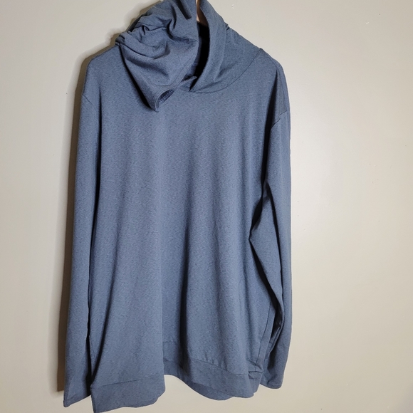 Everlane Minimalist Active Stretch The ReNew Air Hoodie Size XXL Blue - Picture 1 of 2
